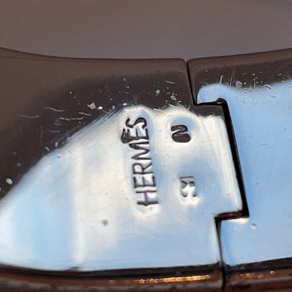 RARE Hermès Enamel Wide Clic Clac H Bracelet - Picture 5 of 14